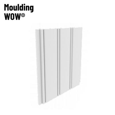 China Modern White Finger Joint Panel Skirting Strips Wood Decorative Moldingsavailable Gesso Trim for sale