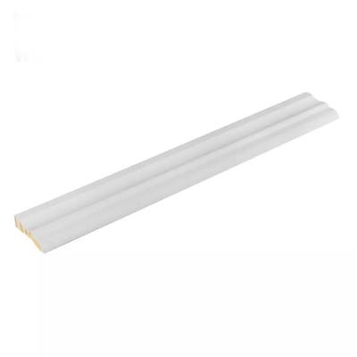 China Interior Decoration Modern White Primed Joint Wood Door Casing Window Molding Wooden Jamb for sale