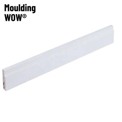 China Modern Custom Molding Profiles Decorative Wood Moldings White Primed Wood Exterior Door Jamb for sale