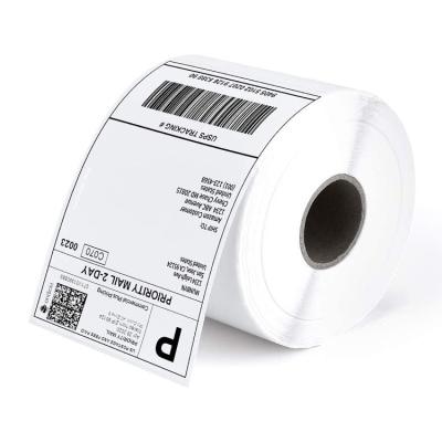 China Four-proofing 4x6 Inch Permanent Adhesive Thermal Direct Shipping Label For UPC Barcodes, Address, Perforated Thermal Labels for sale