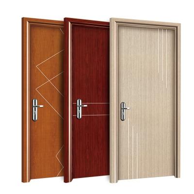 China Engineer Paint-free Wooden doors adjustable flush door frames Interior Door for sale