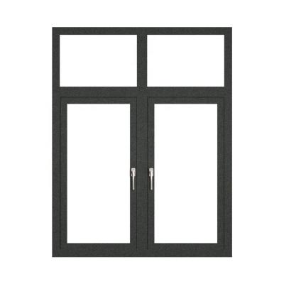 China Installed Wood Casement Windows Aluminum Casement window With Colonial Grids/Grilles for sale