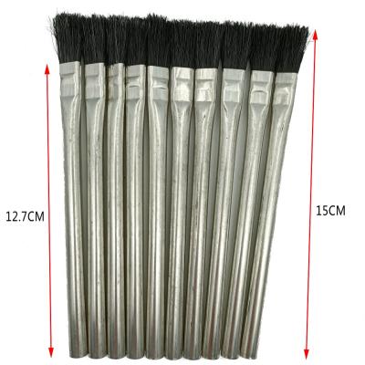 China Paint Brush Metal Handle Horse Hair Acid Brush For Glue for sale