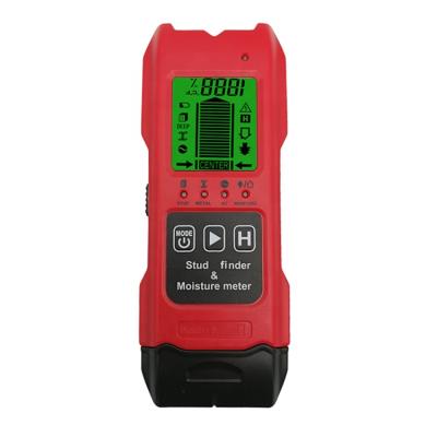 China Wooden 7 in 1 Live Wire Scanner Moisture Meter and Stud Finder for sale