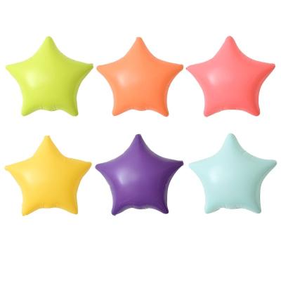 China Party Decoration Factory Directly 18 Inch Macaron Star Shape Inflate Foil Helium Balloon for sale