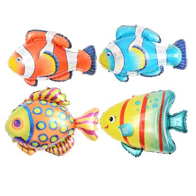 China Party Decoration Hot Kids Party Decoration Balloons Foil Sea Animal Inflatable Air Balloon for sale