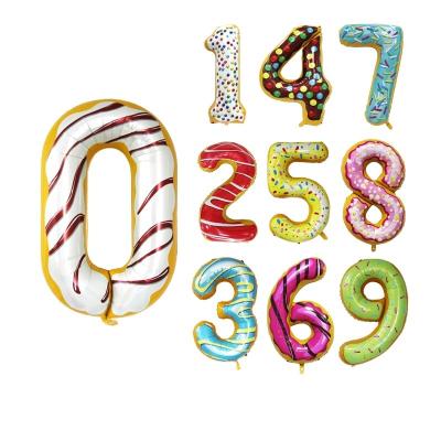 China 40 Inch Helium Birthday Alphabet Mylar Number Number Party Banner Decoration Banner Set Card Foil Retail Packing Balloons for sale