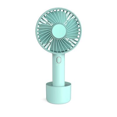 China Handheld or Standing Models Mini Cute Car Rechargeable Portable Electric Fan Dual for sale