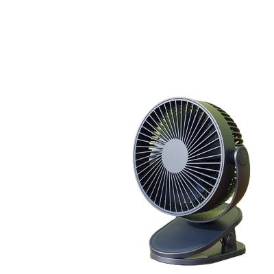 China Wholesale Hotel Wireless Fan With Clip 5 Blades Handle Portable USB Table Clip Fan for sale