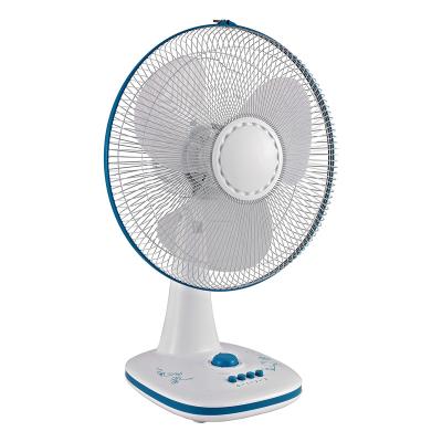 China Household 2023 home student kids desktop plastic 16 inch oscillating small desk fan for sale