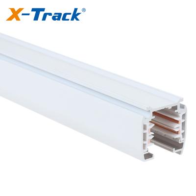 China Modern Led Lighting Aluminum Track Rail 3 Circuit 4 Wire Track Light Tracks for sale