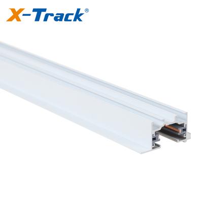 China Mall CE 2 wire 1 phase spotlight track led track spot light rail for sale