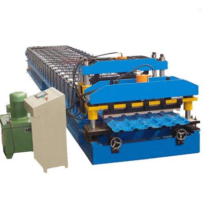 China Hot Sales ROOF Glazed Tile Cold Forming Machine for sale