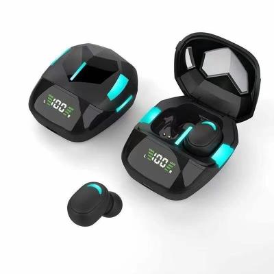 China 2021 New Mobile Phone Games Earbuds TWS Low Latency TWS 360 Degree Gaming Headset LED Light Stereo Earbuds Earbuds for sale