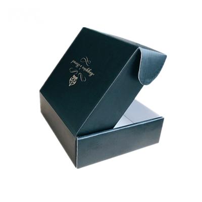 China Recyclable Customized Kraft Corrugated Paper Flat Shipping And Packaging Box for sale