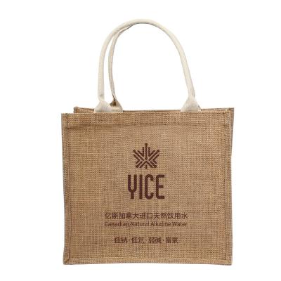 China Who respects the environment; Recyclable; Reusable Canvas Charming Design Burlap Tote Foldable Tote Bag Shopping Tote Bag for sale