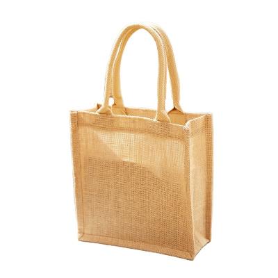 China Who respects the environment; Recyclable; Available Reusable Many Colors Reusable Eco Shopping Tote Organic Bags Natural Jute Packaging for sale