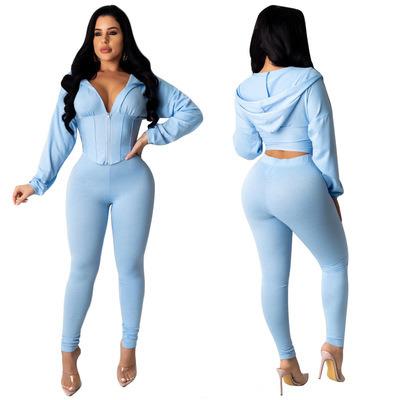 China Long Drop 2 Piece QUICK DRY QUICK DRY Women's Matching Sleeve Workout Gym Sets 2021 For Women for sale