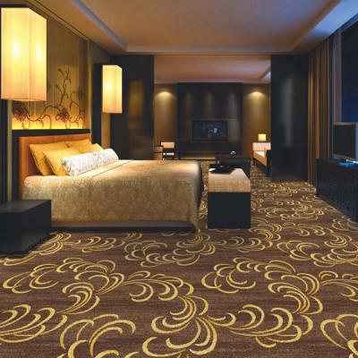 China Axminster Washable Rug For Hospitality Wall To Wall Hotel Room Carpet for sale