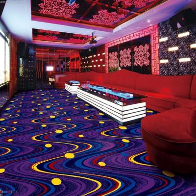 China Cheap Cinema Wilton Carpet Simply 100% PP KTV Wilton Carpets for sale