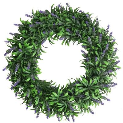 China Suitable Artificial Sweet Chimney Boxwood Wreath Leaves Wreath for sale