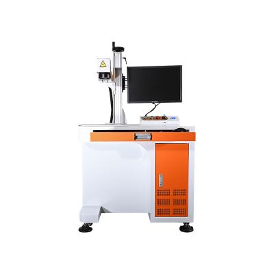 China Water Cooled Mopa Color Mask 3D Marker Raycus Metal Fiber Laser 20W 30W 50W Dynamic Fiber Laser Marking Machine With Rotary for sale