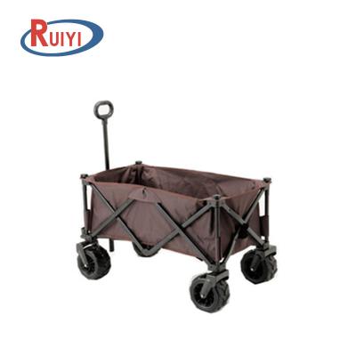 China Folding Portable Trolley Factory Beach Service Cart With Pneumatic Wheels for sale