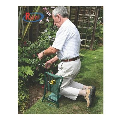 China Folding Seat Garden Kneeling Pad Chair Bench Deep Folding Stool With Handles For Gardening Kneeler for sale