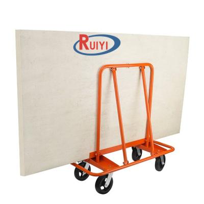 China Durable Drywall Cart Heavy Duty Dolly Handling Sheetrock Sheet Panel Utility Cart for sale