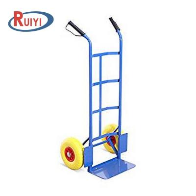 China Cheap heavy duty storage price china 200kg steel warehouse folding all terrain industrial hand truck for sale