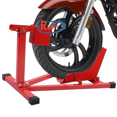 China Parking Tools New Products 1500LB Motorcycle Rack Wheel Wedge And Motorcycle Pre Stands for sale