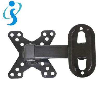 China Hot Promotional Black Metal Cold Rolled Steel 14 Inch To 26 Inch TV Wall Mount Bracket For Led LCD TV for sale