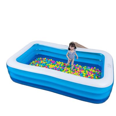 China Hot Selling Promotional Water Entertainment PVC Family Inflatable Pool Above Ground Swimming Pool For Outdoor for sale