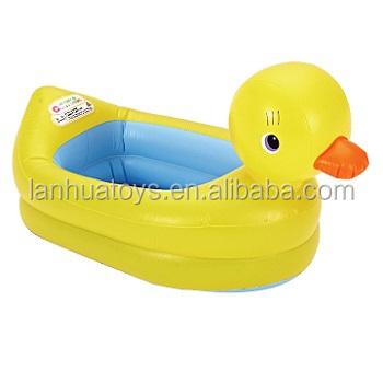 China Cheap Viable Free Duck Baby Pool Bath Tub For Inflatable Shower Kids Air Tub for sale