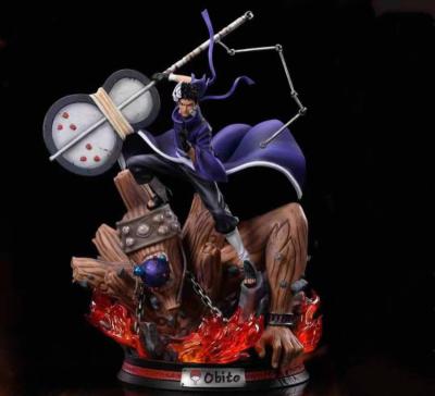 China Cartoon Toy Japan Anime GK Rocket Akatsuki Uchiha Obito 1:6 Action Figure For Gift for sale