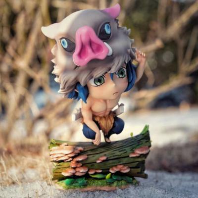 China Cartoon Toy Demon Slayer GK Show Hand Hashibira Inosuke Stock Number To Collect for sale