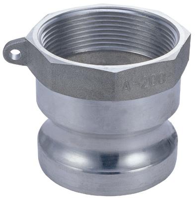 China Aluminum cam groove coupling type A with BSP or NPT thread in gravity casting or die casting for sale