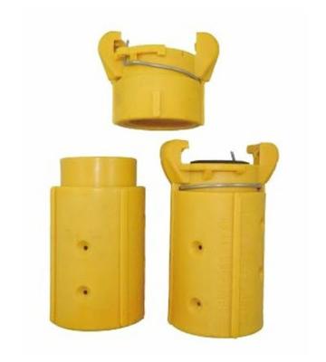 China Nylon or Aluminum Sandblast Coupling all size and type yellow Color for sale