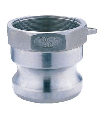 China Stainless steel Camlock coupling Type A  SS304 or SS316 For Gasoline / Oil truck for sale