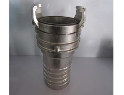 China Stainless steel Hose Shank Coupling with composite hose tail and lock ring for sale