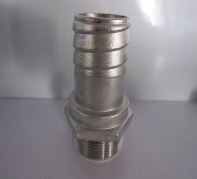 China Stainless steel Hose Shank Coupling with composite hose tail EN14420-8 for sale