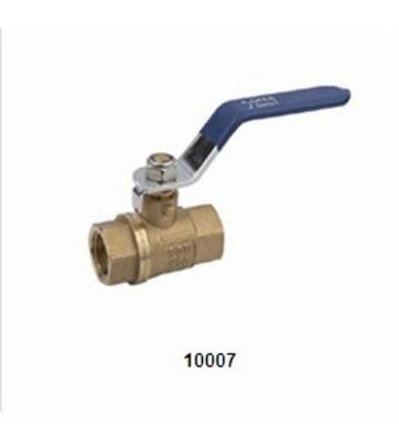 China Brass forging Ball Valve 10007 with shotting brass color 600PSI for sale