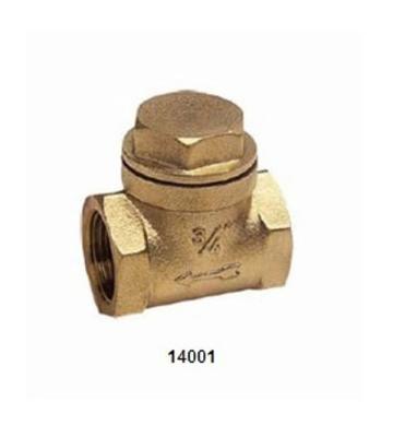 China Brass swing check valve 14001 and 14002 shotting Surface Finish for sale