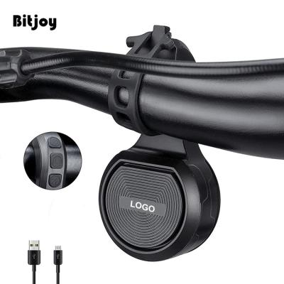 China Bitjoy Durable New Arrival Aluminum Alloy Bicycle Rainproof Bell Alarm Electric Bike Horn for sale