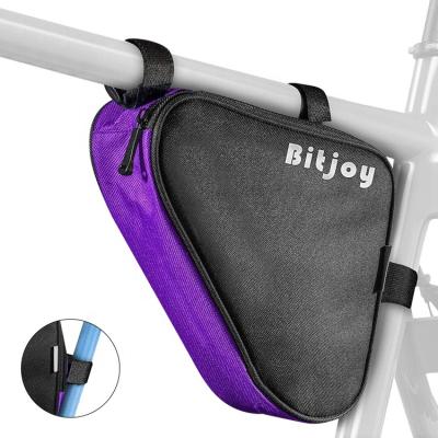 China Best Selling Water Resistant Bitjoy Bicycle Recycling Bag Easy To Install Triangle Frame Bag For Bike for sale