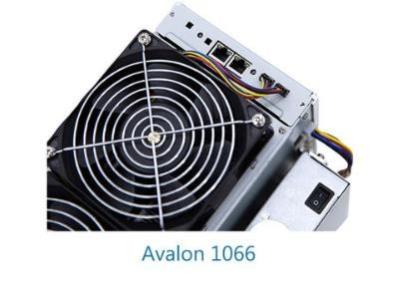 Chine BTC Avalon 1066 pro 55T Hashrate 3300W Avalon 1066 50T 3250W à vendre