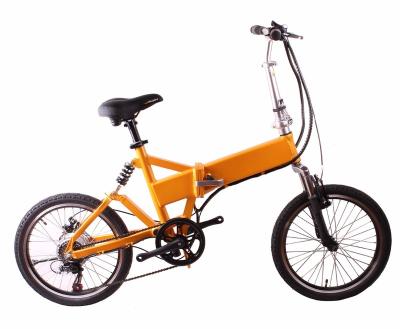 China Aluminum Alloy 20 Inch BMX China Style Folding Electric Bike Full Suspension With Hidden Lithium Battery for sale