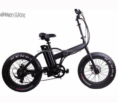 China Most Popular 300W 500W 20 Inch Electric Mountain Bike Aluminum Alloy Folding Fat Tire Electric Bike For Adults for sale