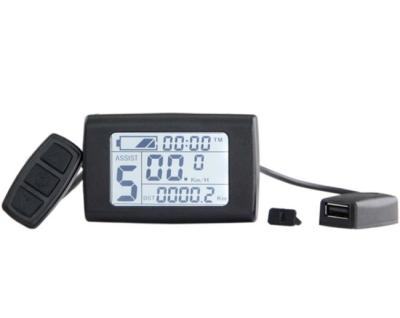 China E bike e bike LCD display with USB port, J-LCD display for electric bicycle, electric bike J-LCD display for sale