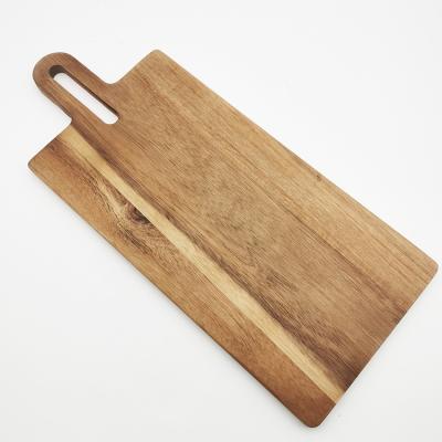 China Wholesale High Quality Sustainable Acacia Rectangular Cutting Board Solid Wood Durable Cutting Board for sale